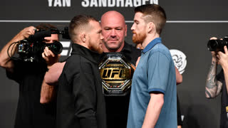 Все битвы взглядов на пресс конференции перед UFC 267
