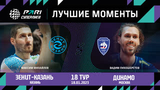 Зенит-Казань - Динамо МСК | 18 Тур | 18.01.2023 | PARI Суперлига 2022/23 | Мужчины