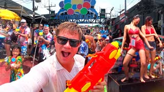 БЕЗУМИЕ в Таиланде - Пхукет затопило! Как отмечают СонгКран - Тайский Новый Год